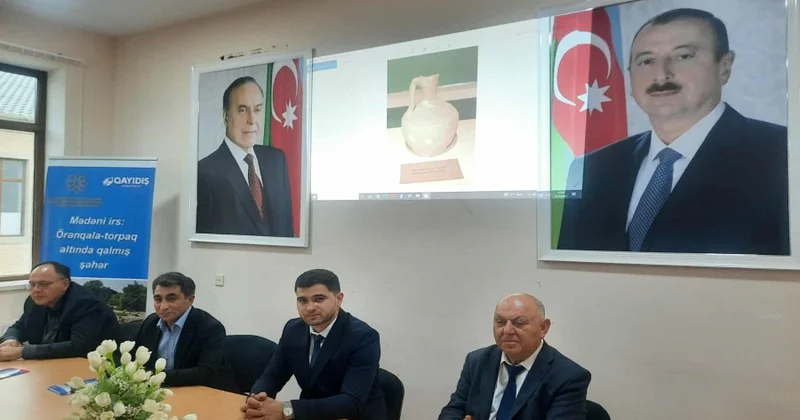 Beyləqanda “Mədəni irsimiz: Örənqala torpaq altında qalmış şəhər” adlı seminar təşkil olunub FOTOLAR