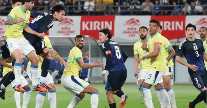 Braziliya yığması yoldaşlıq görüşündə Yaponiyaya məğlub olub