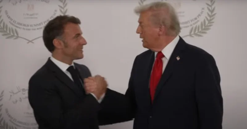 Сколько длилось рукопожатие Трампа и Макрона на Саммите мира? ВИДЕО