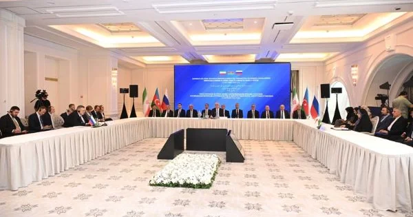 Bakıda Azərbaycan, Rusiya və İran üçtərəfli görüşü olub, yeni sənəd imzalanıb 3+3 regional məşvərət mexanizmi... (Yenilənib)
