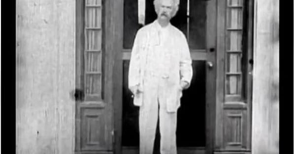 Məşhur yazıçı Mark Tvenin yeganə video görüntüləri