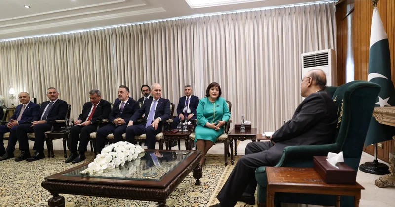 Milli Məclisin sədri Pakistan Prezidenti ilə görüşüb YENİLƏNİB