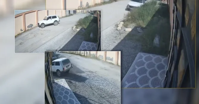 Bakıda Niva sını divara çırpa çırpa sürən sürücü gündəm oldu