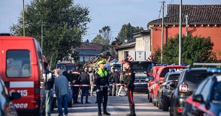 İtaliyada fermada partlayış 3 polis həlak olub, 13 ü yaralanıb