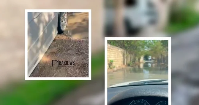 Torpağı alıb şambo quyularını bağladılar Bu ərazidə 4 aydır kanalizasiya küçəyə axır