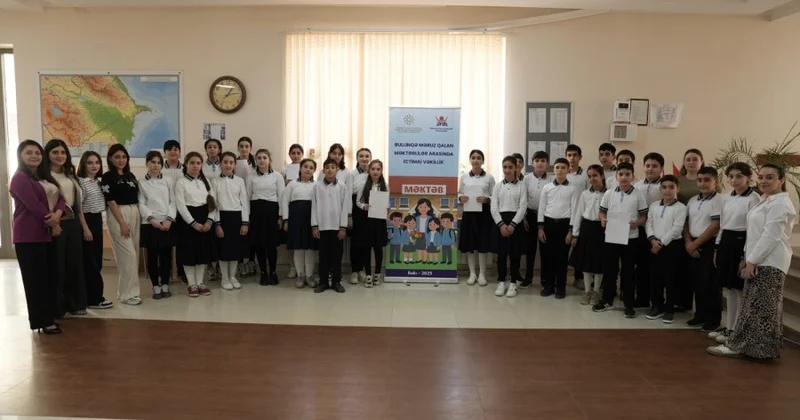 QHT “Bullinqə məruz qalan məktəblilər arasında ictimai vəkillik” layihəsi çərçivəsində tədbir keçirib FOTOLAR