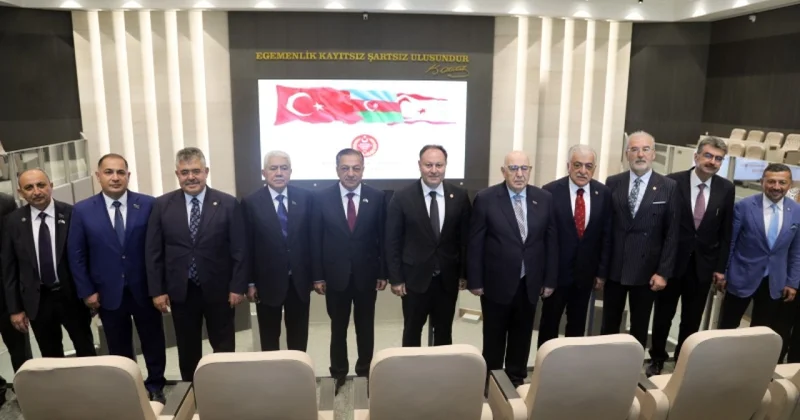 Deputatlarımız Şimali Kiprdə rəsmi görüşlərdə iştirak edir FOTOLAR