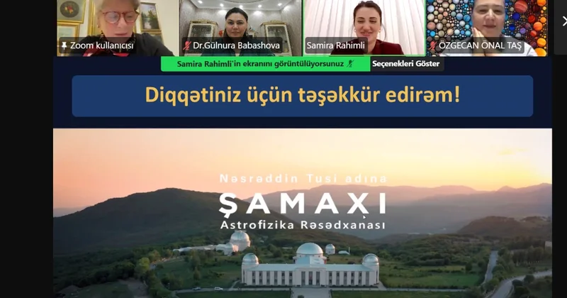 Rəsədxana əməkdaşı beynəlxalq kosmik tədbirdə çıxış edib