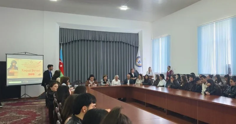 Şəkidə Xaqani Şirvaninin 900 illiyinə həsr olunan tədbir “Əsrlərdən gələn səs”