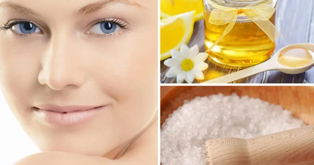 Dəri üçün duz maskaları Parlaq və təravətli dəri