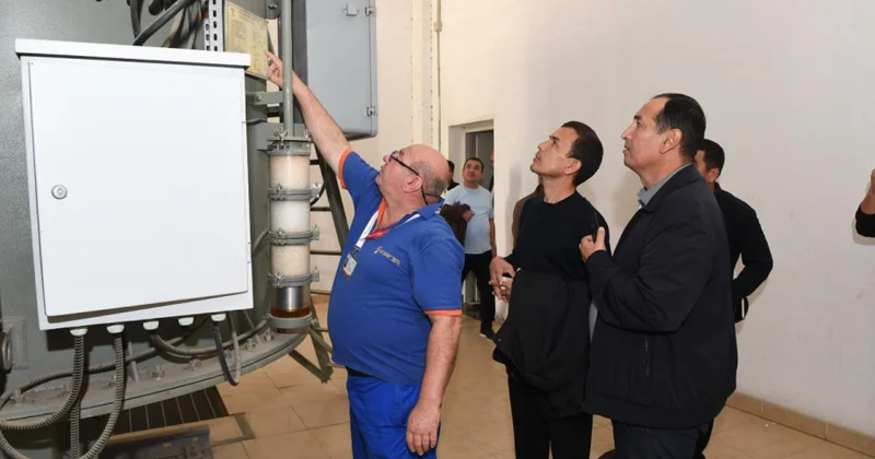 Özbəkistanlı mühəndis energetiklər “Azərişıq”da təlimlərə başlayıblar