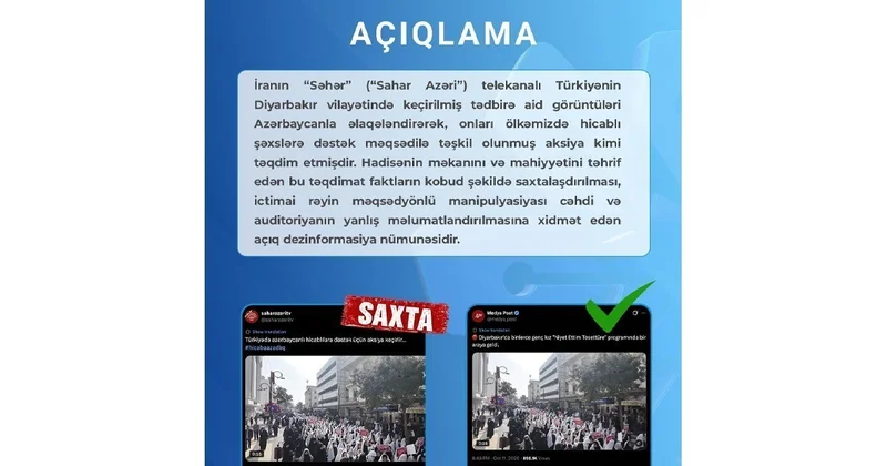 Иранский телеканал поймали на фейке о протестах в Азербайджане
