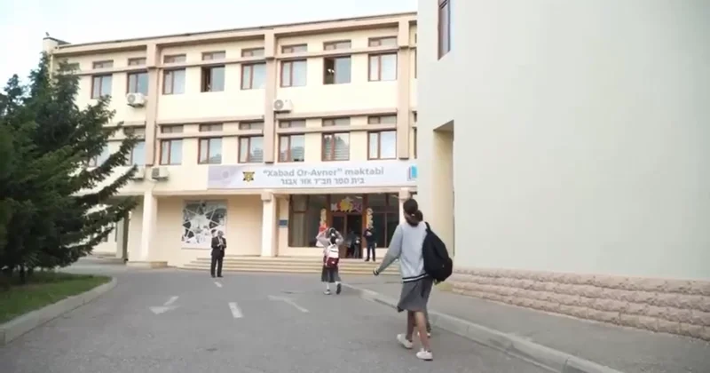 Bakıdakı yəhudi məktəbindən VİDEO yayıldı