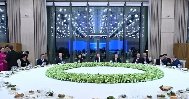 Prezidentin adından şam yeməyi verildi