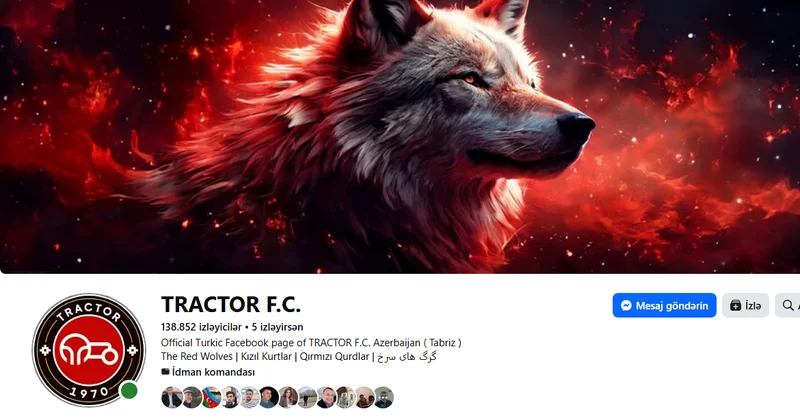 TRAKTOR FC səhifəsi əla bir paylaşım edib