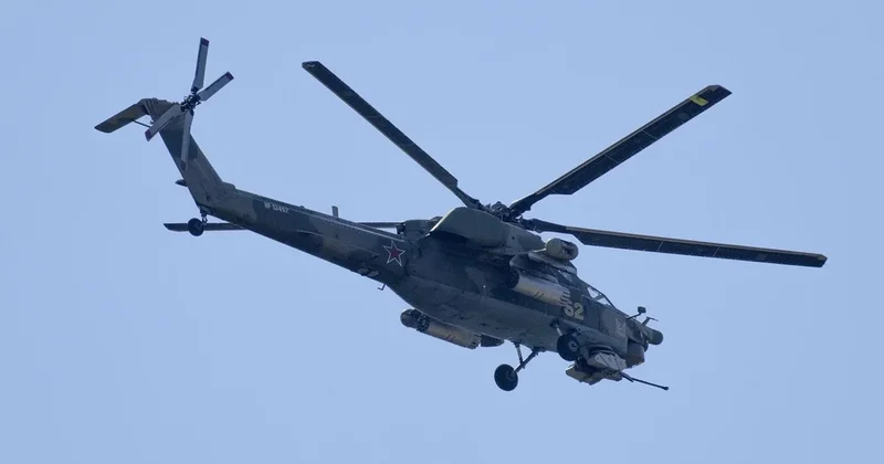 Müdafiə Qüvvələri Rusiyaya məxsus Mi 28 helikopterini FPV dronu ilə vurdu