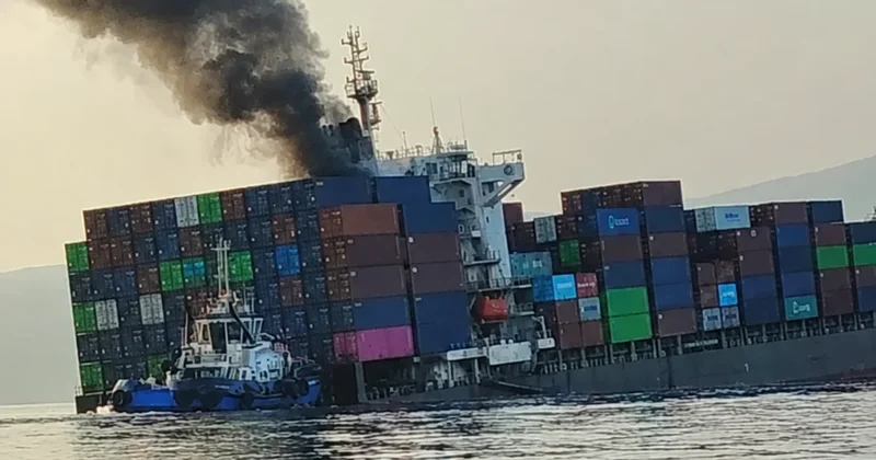 В Ормузском проливе затонул контейнеровоз после подрыва на морской мине