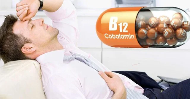 B 12 vitamini əskikliyinin əlamətləri Yorğunluq, baş ağrıları...