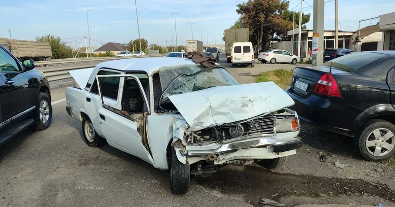 В Гёранбое в автоаварии пострадали пять человек