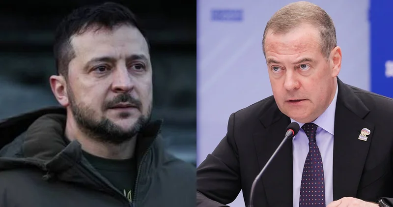 Medvedev Zelenskini təhqir etdi: “Yaşıl bit qəzəblənib”