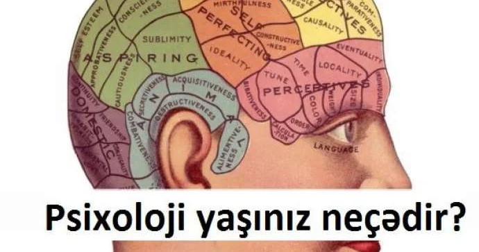 Psixoloji yaşınızı testlə təyin edin