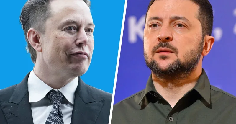 Volodimir Zelenski İlon Maska müraciət etdi