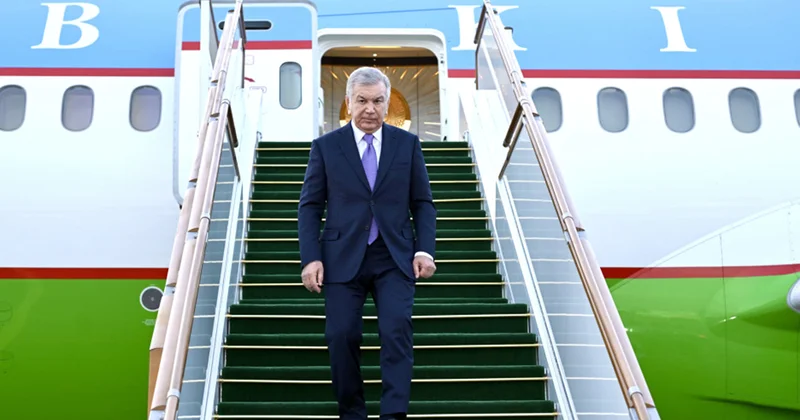 Mirziyoyev də Bakıdadır FOTOLAR m9m0