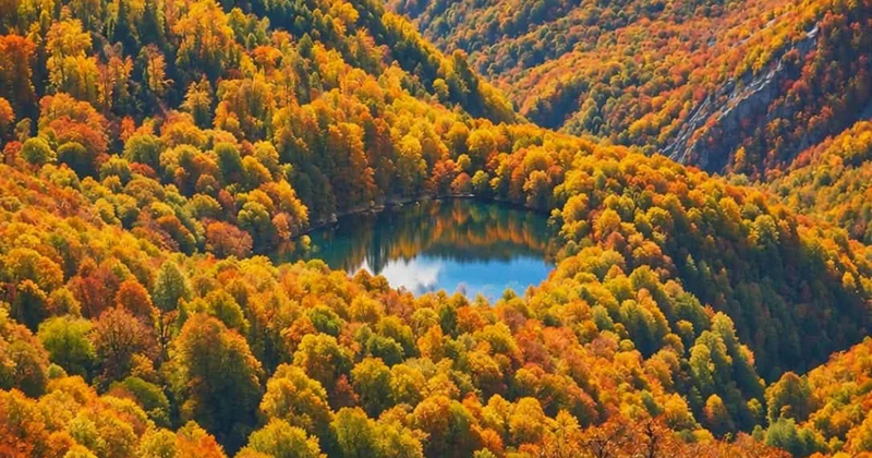 Qaranohur bu payız da sehrə çevrilib Fotolar