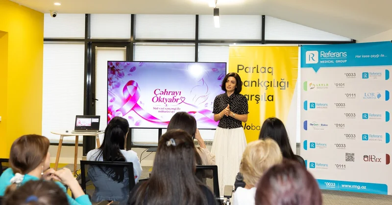 Yelo Bank da Süd Vəzi Xərçəngi Maarifləndirmə Ayına həsr olunmuş seminar keçirilib