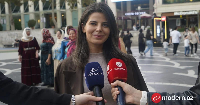 Kəlağayı xanımlara xüsusi zəriflik verir Bakı sakini