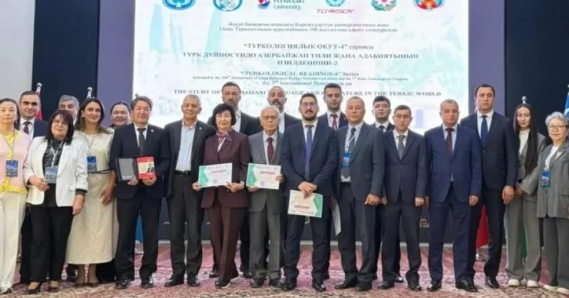 Dilçilik İnstitutunun əməkdaşları Bişkekdə keçirilən beynəlxalq simpoziumda iştirak ediblər