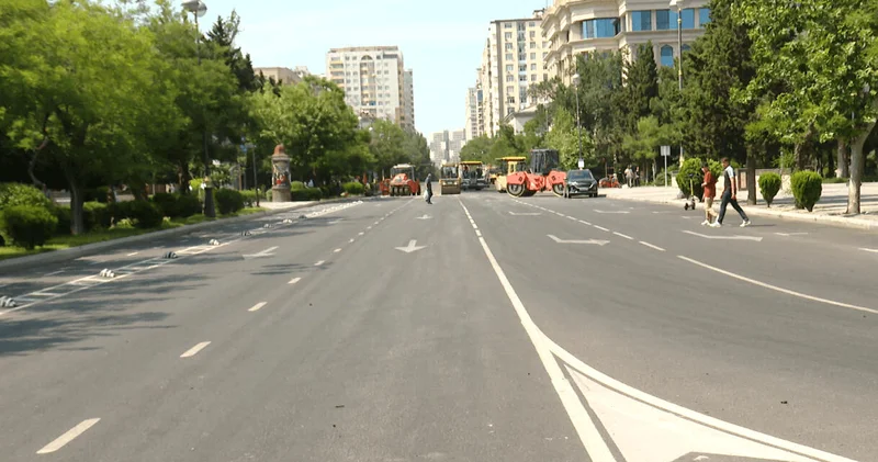 Bakıda 14 küçə və prospekt təmirə bağlanacaq KONKRET