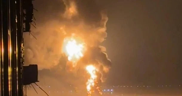Rostov neft emalı zavodunda daha bir çən partladı
