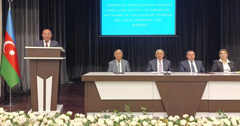 Tovuzda dövlət başçısının nitqindən irəli gələn məsələlər müzakirə olunub
