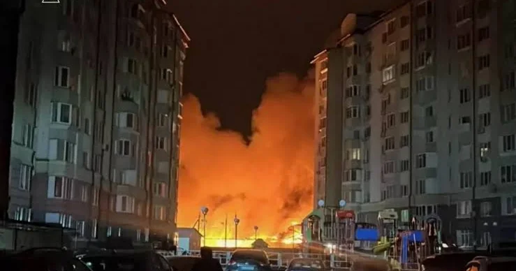 Ukraynada 600 000 insan elektriksiz qalıb