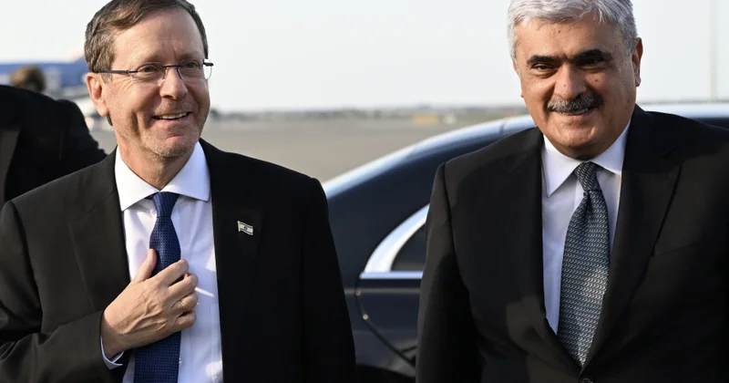 İsrail Prezidenti İsxak Hersoq Azərbaycana səfərə gəlib