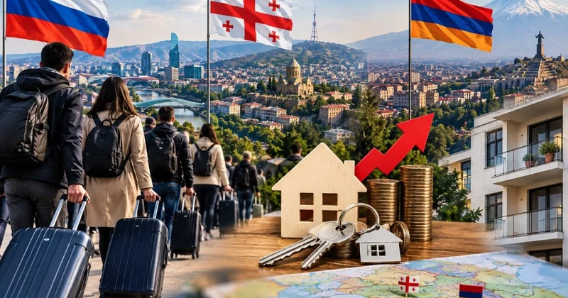 Ruslar Cənubi Qafqaza axışır: Kirayə qiymətləri əl yandırır