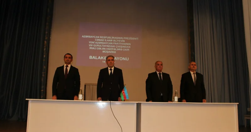 Balakəndə YAP VIII Qurultayına həsr olunmuş müşavirə təşkil edilib
