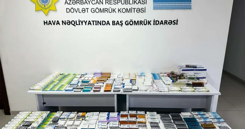 Bakıya 16 mindən çox dərman gətirmək istədi Qarşısı alındı