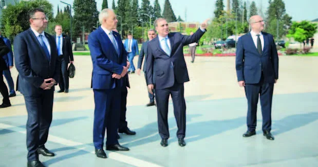 Belarus heyəti Gəncədə