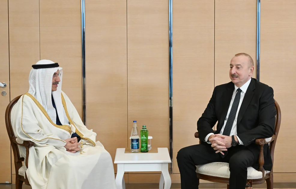 İlham Əliyev İslam İnkişaf Bankının prezidenti ilə görüşdü FOTO