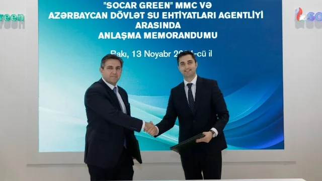 ADSEA və “SOCAR Green” arasında anlaşma memorandumu imzalandı FOTO