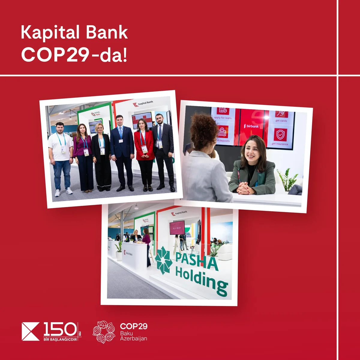 Kapital Bank COP29da iştirakını davam etdirir