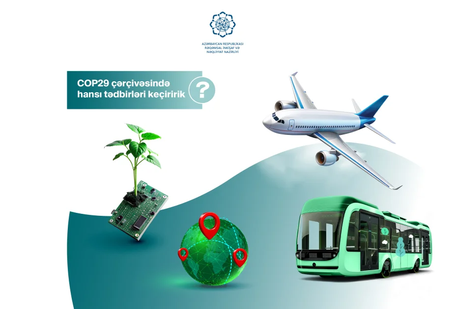 COP29da rəqəmsallaşma və nəqliyyatla bağlı tədbirlər planı açıqlanıb