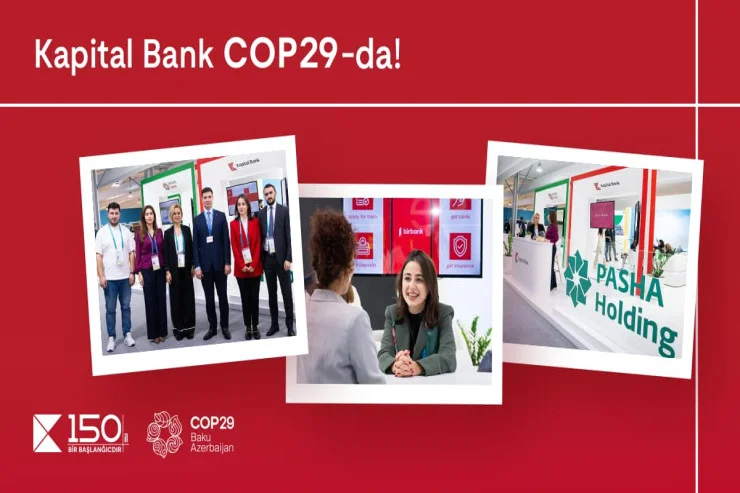 Kapital Bank COP29da iştirakını davam etdirir