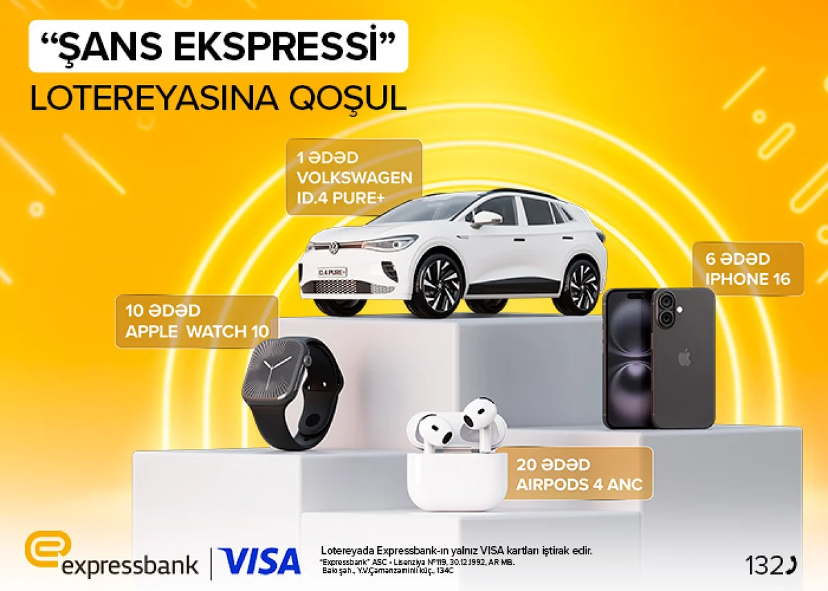 Expressbankın lotereyası DAVAM EDİR!