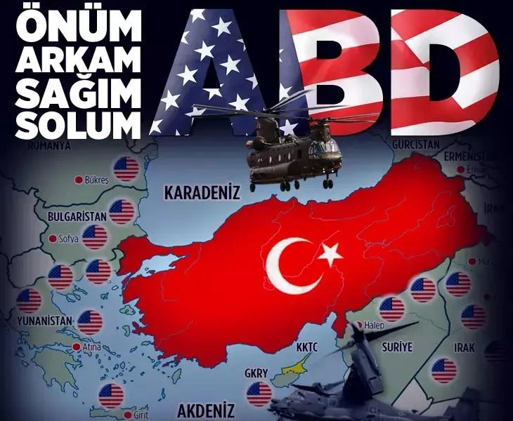 Addımaddım yerləşdi! Önüm, arxam, sağım, solum ABŞdir...