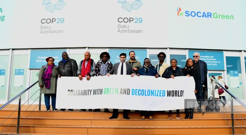 COP29 məkanında Niderland və Fransa müstəmləkəçiliyinə qarşı aksiya keçirilib