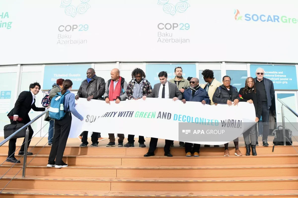 В рамках COP29 прошла акция против колониальной политики Франции