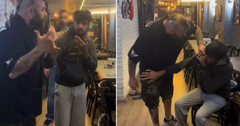 Türkiyəli aktyor işçisini döydü, saxlanıldı FOTO